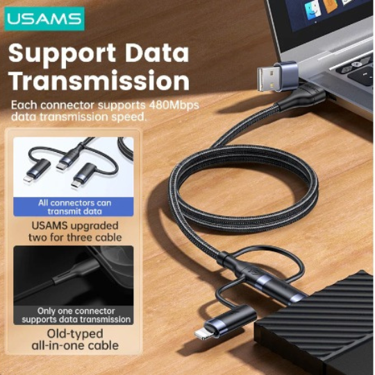 USAMS - Cable de datos de carga rápida